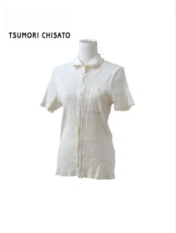 TSUMORICHISATO 츠모리치사토 일본제 와셔 가공 반팔 셔츠