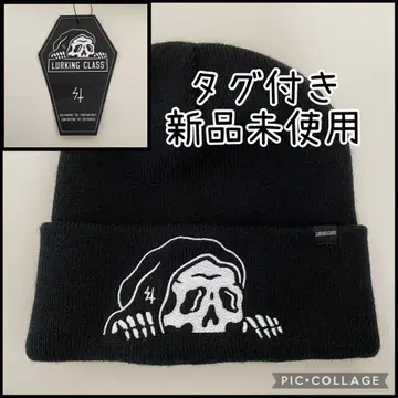 LURKING CLASS 러스킹 클래스 스컬 디자인 니트 모자 비니