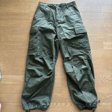 카고 팬츠 올리브 그린 4 포켓