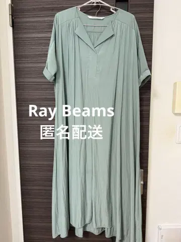 Ray BEAMS 돌먼 슬리브 원피스 MINT 빔즈