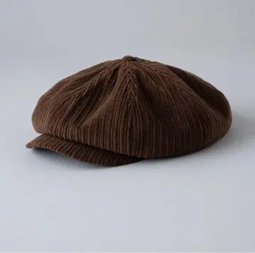 BLUCO/부루코 코듀로이 뉴스보이 캡 브라운