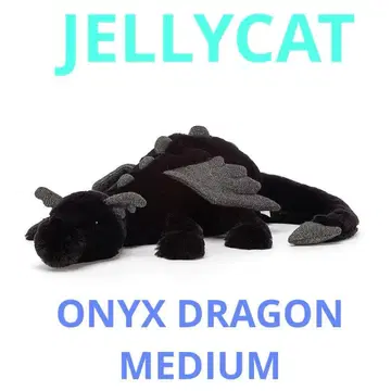 Jellycat 제리캣 오닉스 드래곤 봉제 인형 M 사이즈