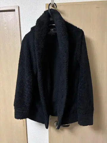 BEAMS HEART 블랙 더플 코트 M