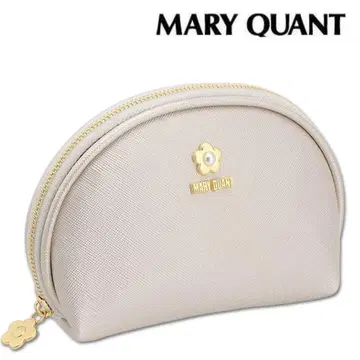 MARY QUANT 사피아노 펄 라운드 파우치