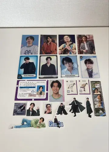 TravisJapan 마츠다 겐타 트레이딩 카드, 스티커, 씰 등