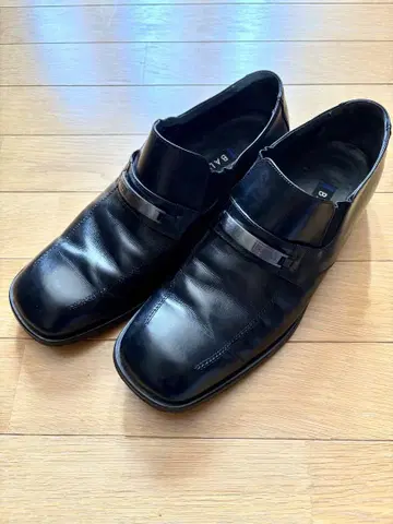 BALLY 비트 로퍼 이탈리아제 27.5 메탈 버클 천연 가죽 블랙!