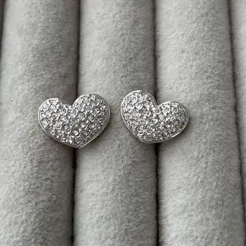 SWAROVSKI 하트 귀걸이