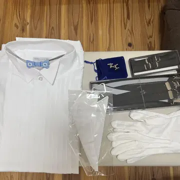 포멀 셔츠 세트 신랑 화이트