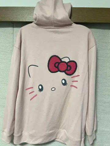 USJ 헬로키티 핑크 집업 후드티