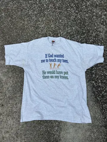 90s FRUIT OF THE LOOM 그레이 셔츠 XL