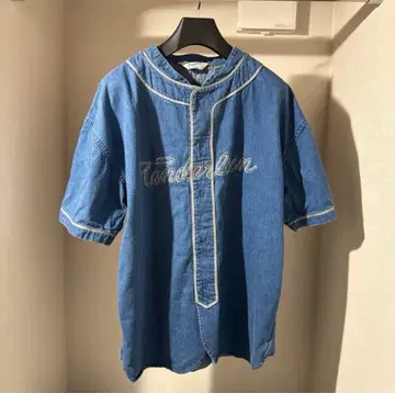 TENDERLOIN BASEBALL SHT DENIM 텐더 로인
