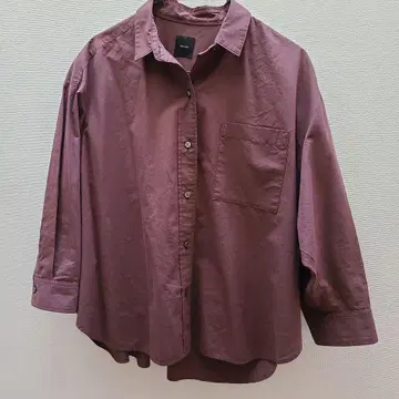 Spick & Span 브라운 셔츠