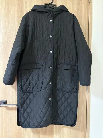 어반 리서치 블랙 퀼팅 미들 후디 코트 7