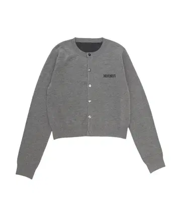 NKNIT 그레이 가디건 S