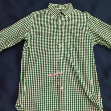GREENLABEL RELAXING 그린 체크 셔츠 M