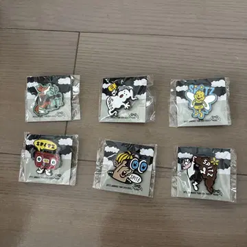 스피츠 MIKKE 핀 배지 6개