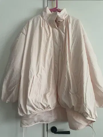 Heather 볼륨 개더 블루종 핑크