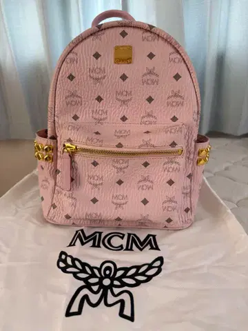 MCM 백팩 지뢰계 핑크
