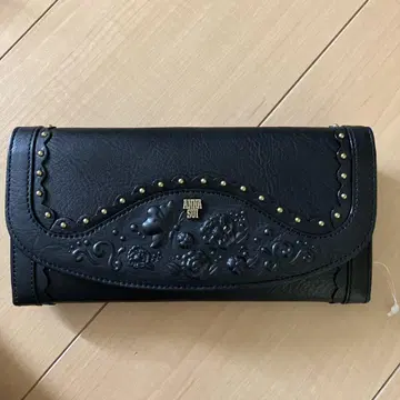ANNA SUI 블랙 장지갑