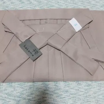베이지 하카마 hakama 플리츠 포함