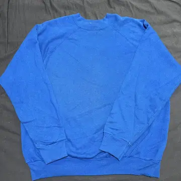 Tultex 무지 맨투맨 블루 XL USA제 부품