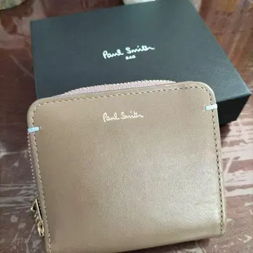 컨디션 최상 Paul Smith 접이식 지갑 여성용 베이지