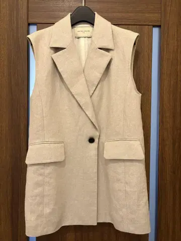 UNITED ARROWS 베이지 노카라 베스트