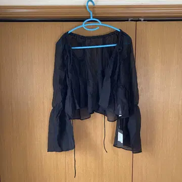 카스타네 시어 숏 기장 볼레로
