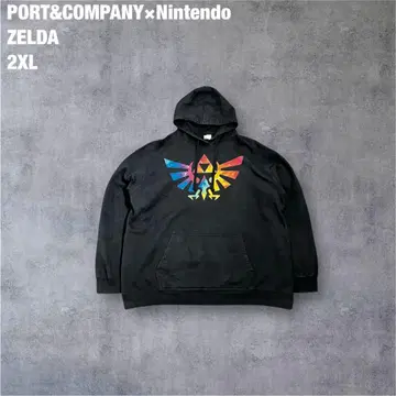 PORT&COMPANY x Nintendo 젤다 후디 2XL 블랙
