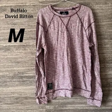BUFFALO DAVID BITTON 헨리넥 긴팔 티셔츠 M
