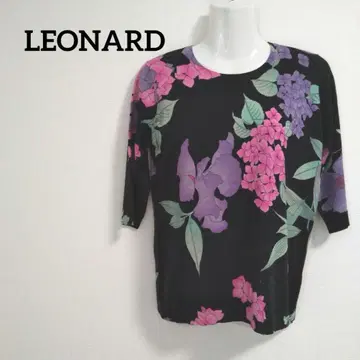 ky167 LEONARD 니트 울 100% 오부소매 블랙 계열