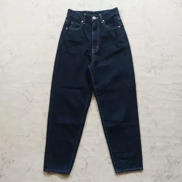 새상품급 나곤스탠스 round denim 하이웨스트 XS