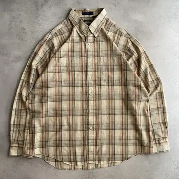 90s Towncraft 체크 셔츠 USA XL