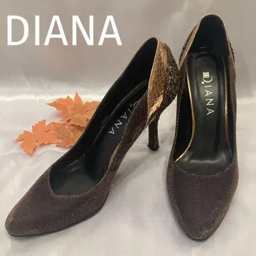 D.JANA 브라운 하이힐 다이애나
