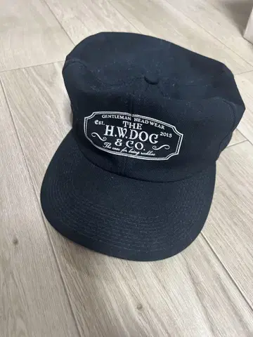 H.W.DOG & CO. 블랙 캡 2018년 제조