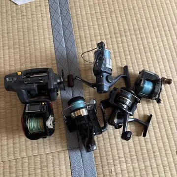 SHIMANO 디지털 낚시릴 4개 다이와 2개