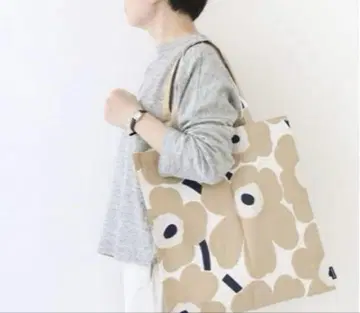 미사용 새상품 마리메꼬 marimekko 패브릭 토트백