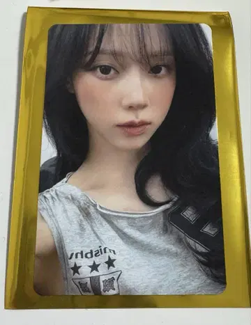 aespa 윈터 트레이딩 카드 Rich Man 타워 레코드 럭키 드로우