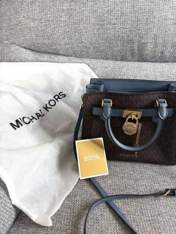 [ 한정 컬러 ] MICHAEL KORS 브라운/블루 핸드백
