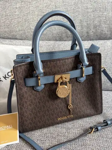 [ 한정 컬러 ] MICHAEL KORS 브라운/블루 핸드백