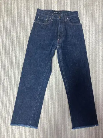 MADISONBLUE 스트레이트 데님 다크 블루
