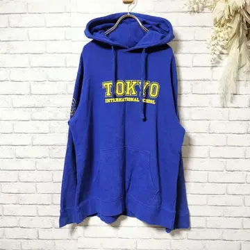 [새상품급] 유나이티드 애슬레 풀오버 후드티 후디 블루 XL LL