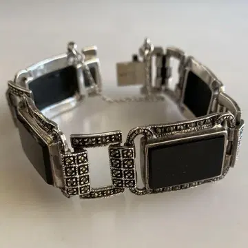마카사이트 오닉스 팔찌 silver925