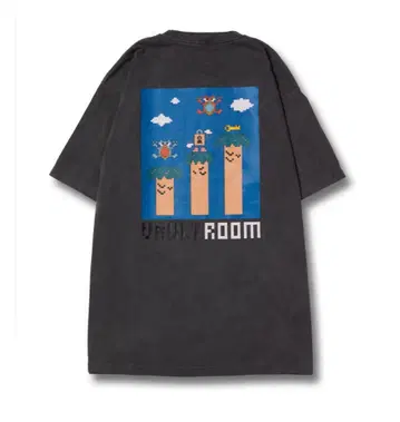 vaultroom T셔츠 PIXEL TEE / CHARCOAL