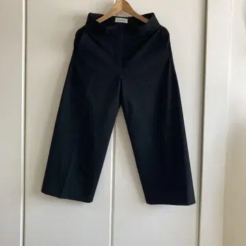 CONTEMPO 블랙 와이드 팬츠
