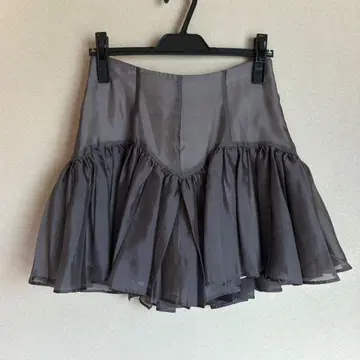 SNIDEL 그레이 플레어 스커트 미사용 새상품