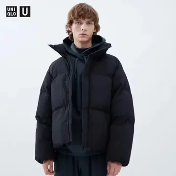 UNIQLO U 23AW 패디드 볼륨 자켓 블랙 S 사이즈