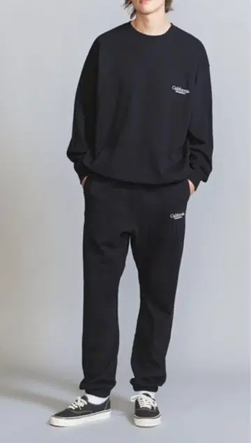 [ California General Store ] 오가닉 맨투맨 블랙