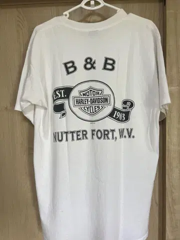 90s 싱글 스티치 Harley Davidson 애니멀 T