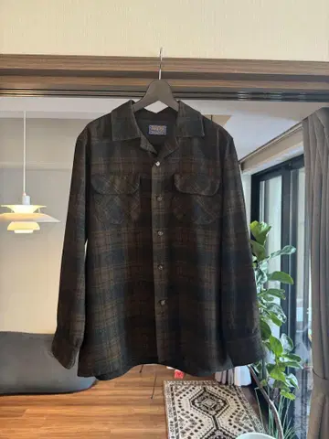 Pendleton 다크 브라운 플란넬 셔츠
